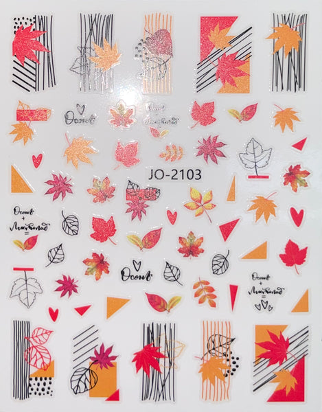 Fall Nail Sticker JO-2103