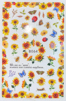 Nail Sticker - B064 Sunflowers