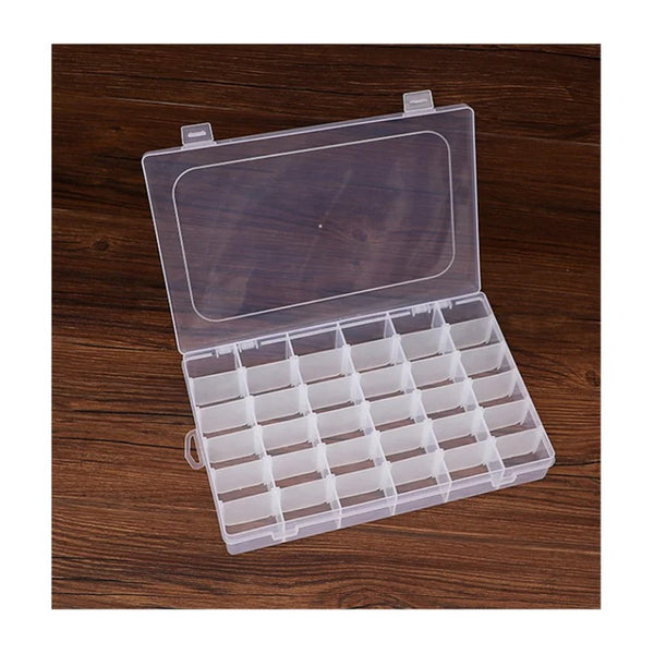 Compartment Box - 36 Slots Clear