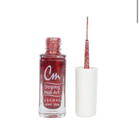 Lechat CM Nail Art Liner - Red Glitter CM32